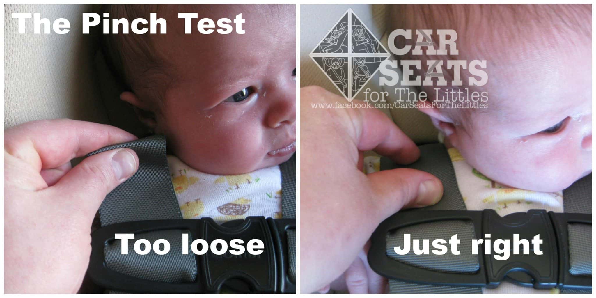 Car Seats For The Littles Do you do the pinch test?Do