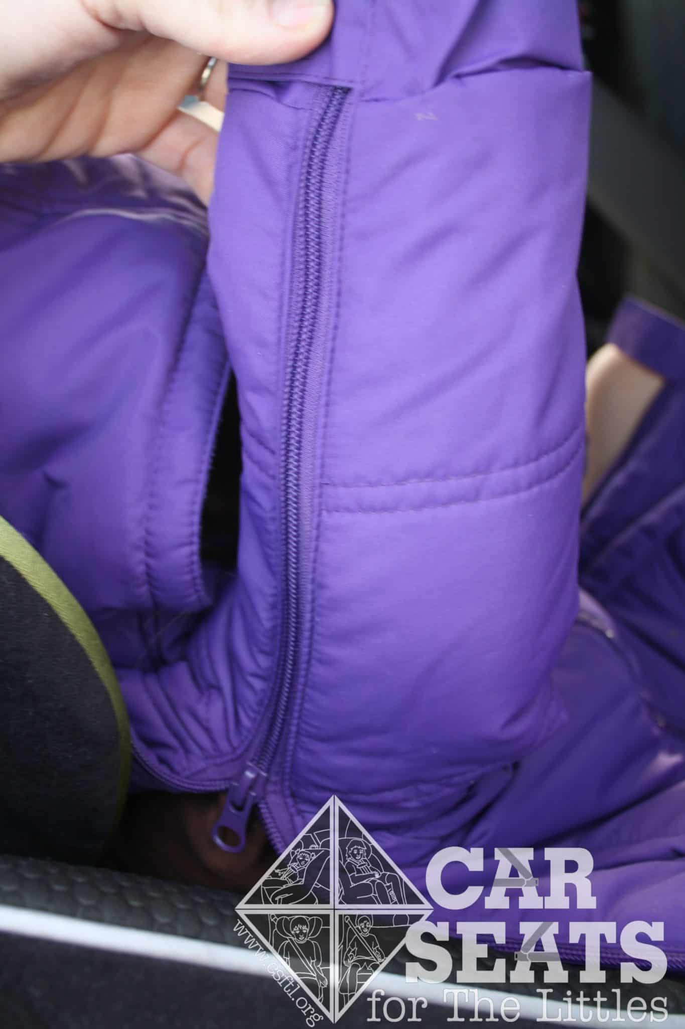 Car Seats For The Littles The Cozywoggle a car seat friendly jacket