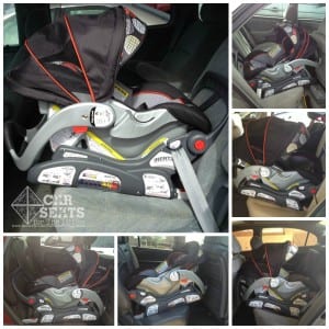 Baby Trend Inertia, infant seat, rearfacing, rear facing, anti-rebound