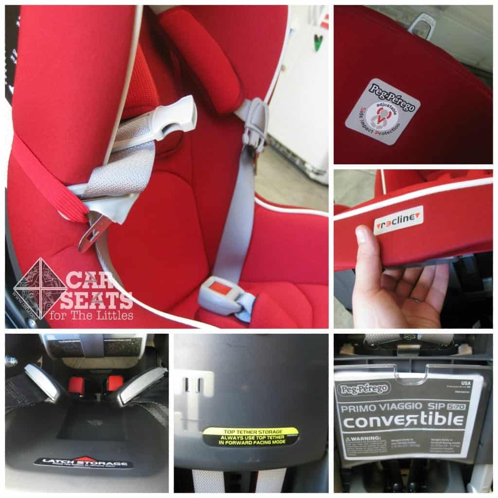 Peg Perego Primo Viaggio 5-70, convertible car seat, harness, erf