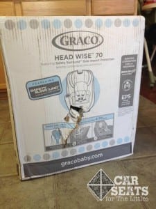 car seat box is beat up!