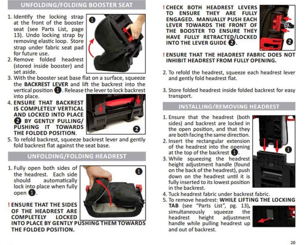 Harmony Folding Booster Review Car Seats For The Littles