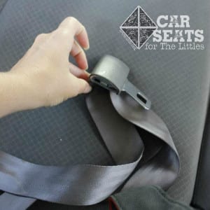 Lap only vehicle seat belt