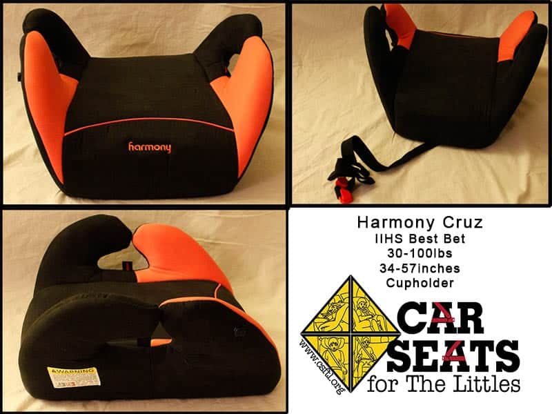 Harmony Youth booster, Lite rider, Olympian, Cruz, Transit, nbb, no back booster, backless booster