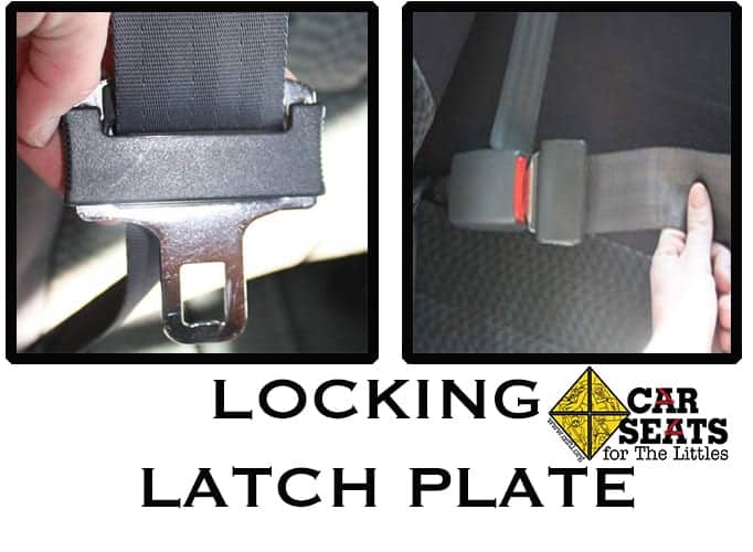 Locking latch plate