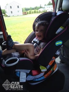 Graco 4Ever rear facing 2 year old