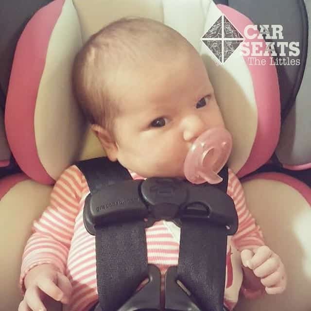 narrow newborn car seat