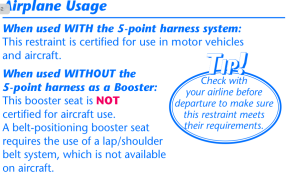 Look in the car seat manual for FAA approval and installation instructions for airplanes