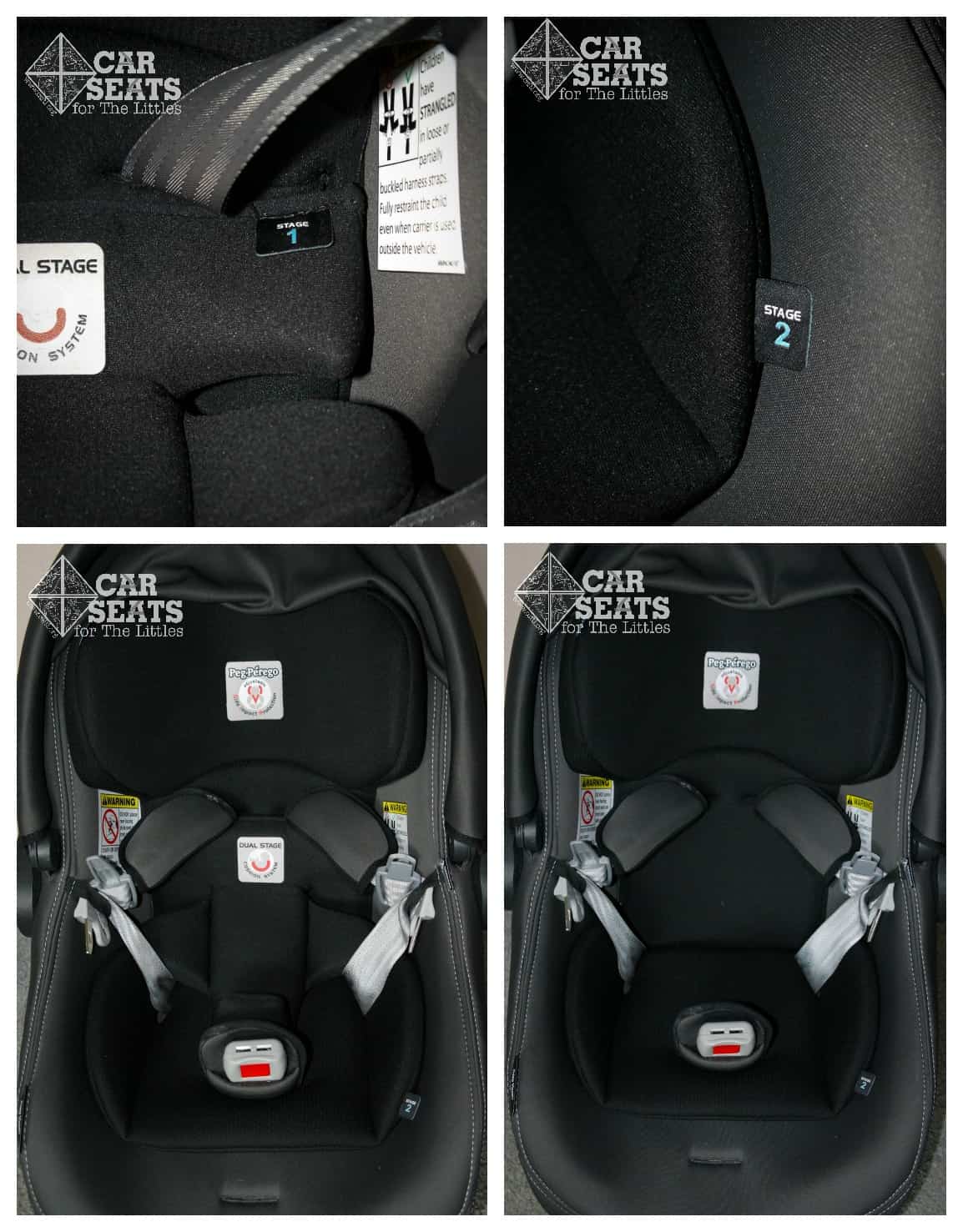 Peg Perego 2015 Primo Viaggio 4/35 Infant Car Seat with Base Circles Chocolate!! 