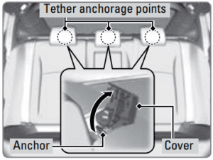 Your vehicle's manual will show you where to find your tether anchors