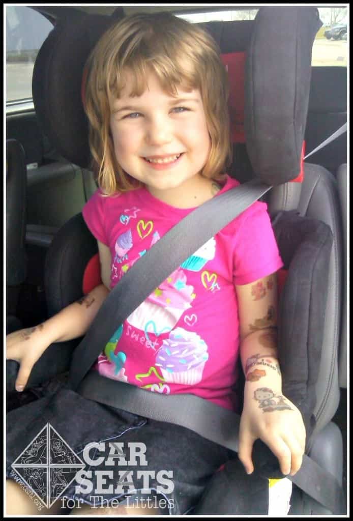 Car Seat Basics Proper Booster Fit Seats For The Littles - How To Secure Booster Car Seat