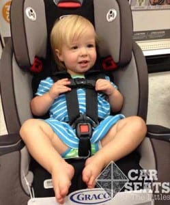 Graco Milestone fits an older toddler well, too!