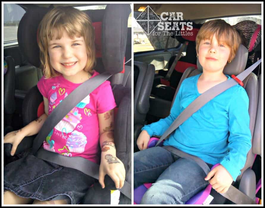Car Seat Basics Proper Booster Fit Seats For The Littles - How To Buckle Child In Booster Seat