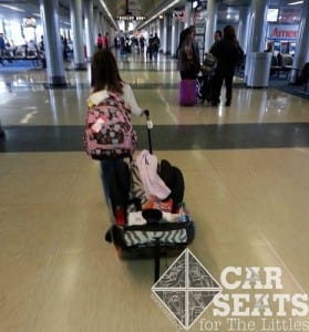 Big Sisters can help ferry the Britax Frontier through the airport! 