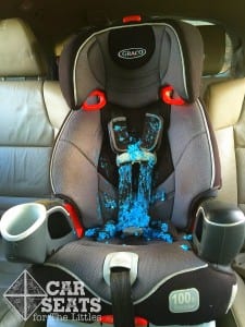 So your child threw up a smurf all over their car seat