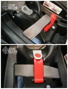 Graco SnugRide Click Connect 35 LX seat belt lock off