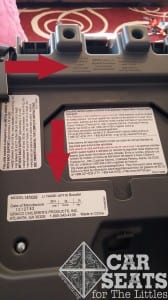 Graco Affix labels and manual storage
