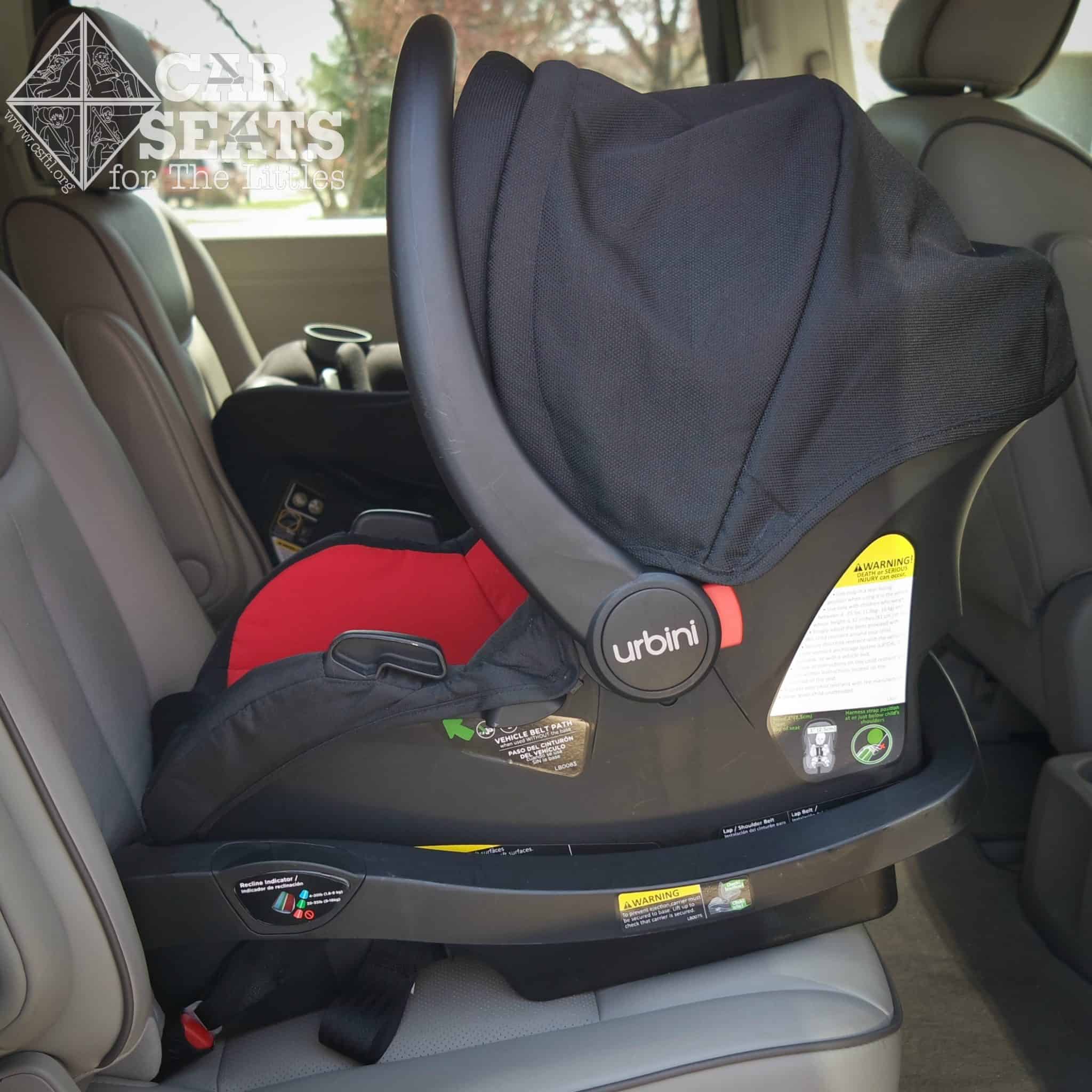 black urbini car seat