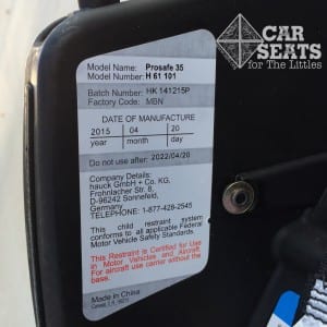 FAA approval for the iGuard 35/Prosafe 35 is clearly marked on the manufacturer information sticker