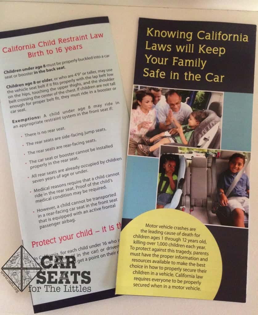 Car Seat Law California Seats, What To Do With Used Car Seats California