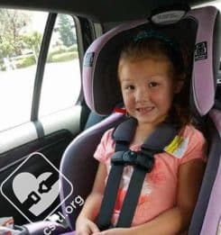 baby front facing car seat age