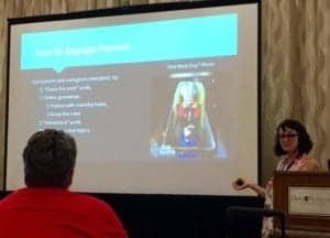 Laurel presenting at KIM 2016