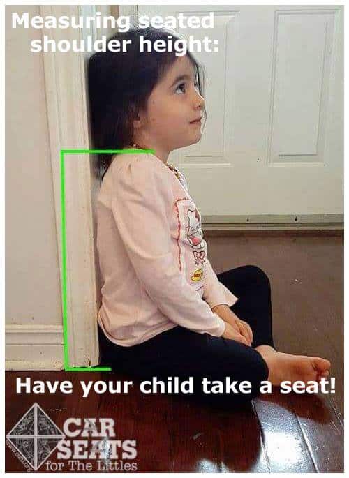 Car Seat Basics How To Measure Your, Car Seat Height With Shoes