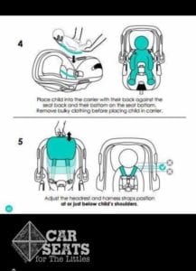 4moms self installing car seat instruction manual excerpt