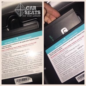 4moms Self-Installing Car Seat manual storage