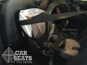 4moms Self-Installing Car Seat installation without base