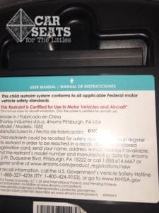 4moms Self-Installing Car Seat FAA approval