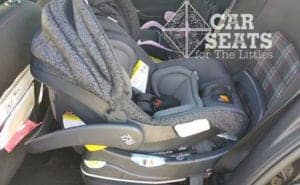 Chicco Fit2 Stage 1 vehicle seat belt install
