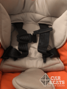 Cybex Aton Q: Seat flap folded under