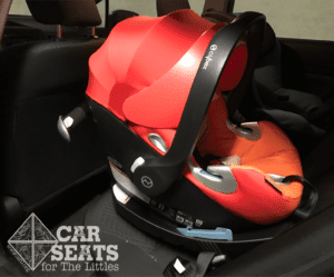 Cybex Aton Q installed with base