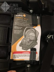 Safety 1st onBoard 35 LT FAA manual storage