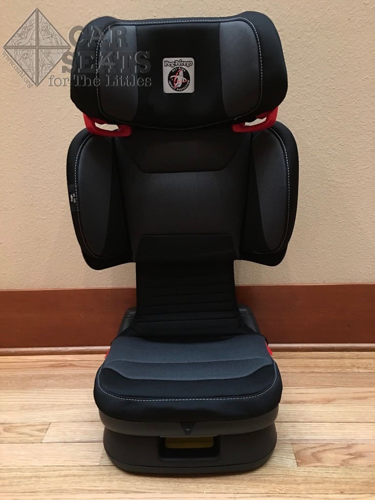 Viaggio Flex 120 - Booster Car Seat - for Children from 40 to 120 lbs -  Made in Italy - Crystal Black (Black)