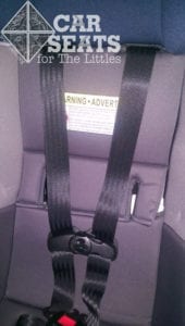 Graco Sequel harness fully extended