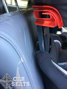 Graco TurboBooster gap between booster and vehicle seat