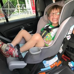 4 year old in rear facing Graco Extend2Fit
