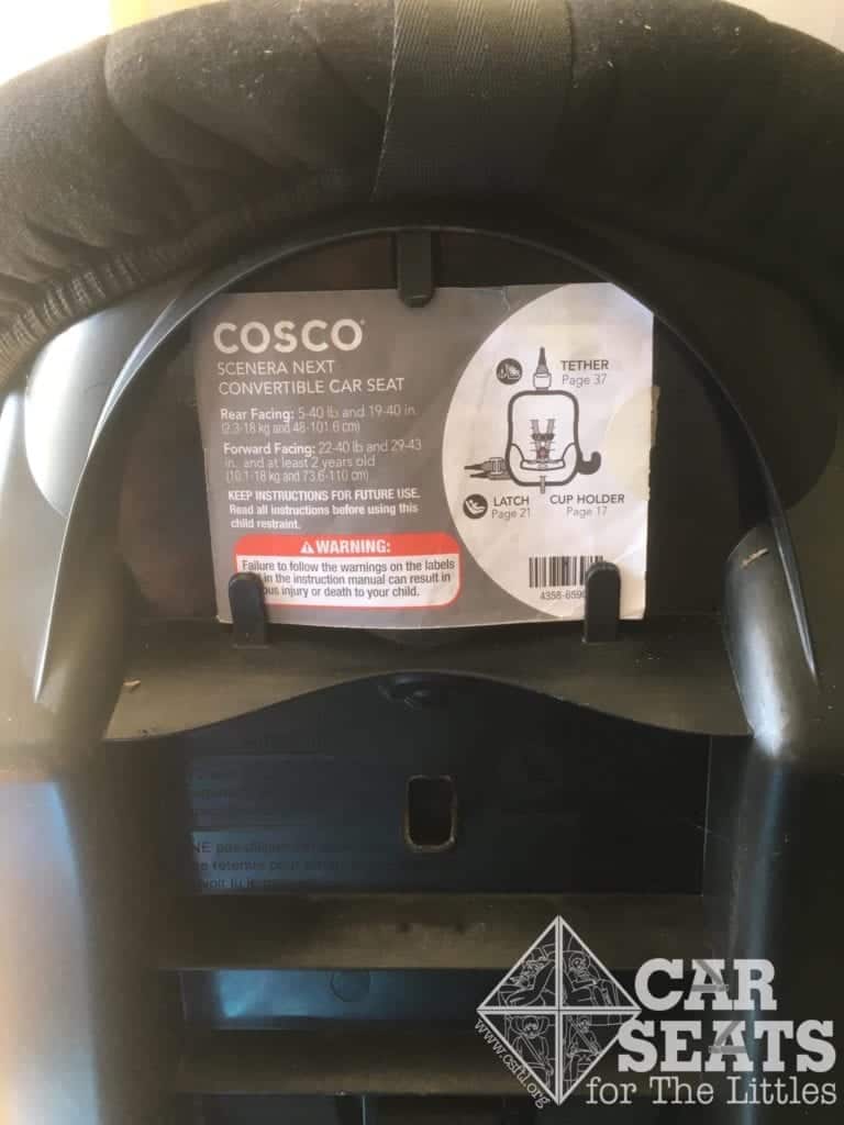 Cosco Scenera NEXT Review Car Seats For The Littles