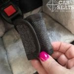 Rear facing only car seat harness cover