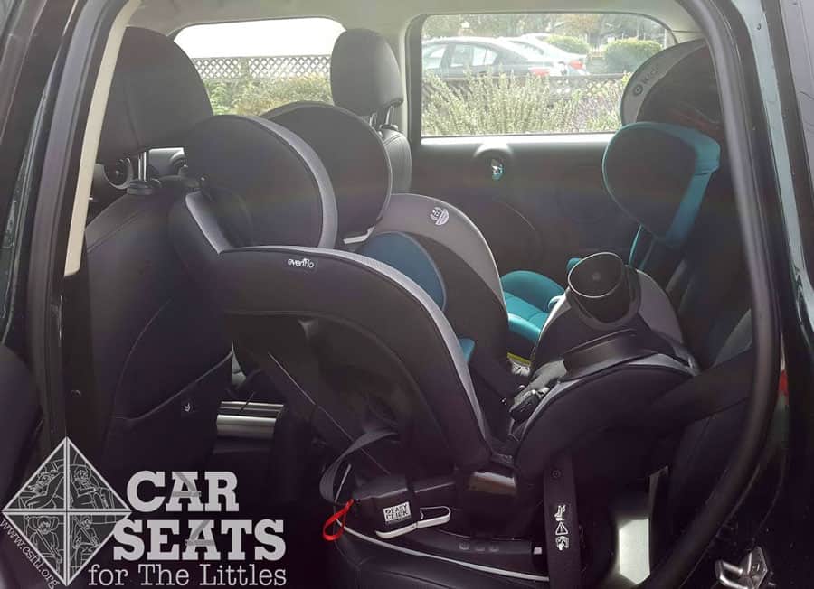 evenflo car seat rear facing weight limit