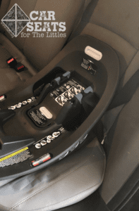 Cybex Aton M vehicle seat belt installation
