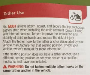 Safety 1st Guide 65 top tether is required 