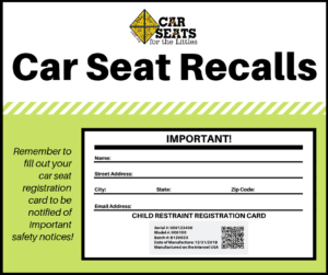 Send in your registration card so you're informed about recalls