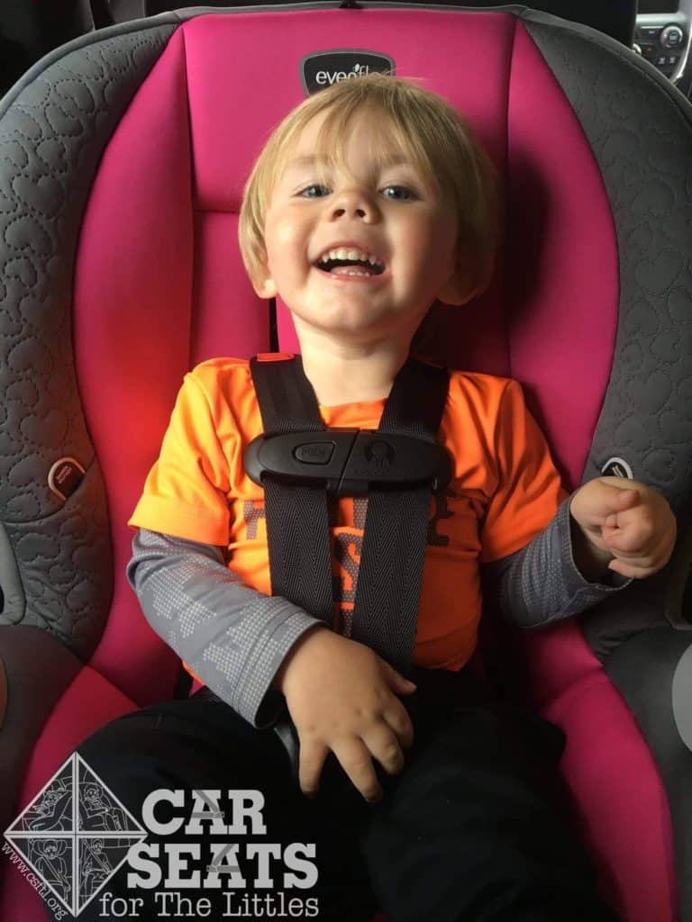 evenflo car seat side impact tested