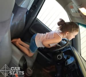 preschooler how to honk the horn for attention if they're left in a hot car
