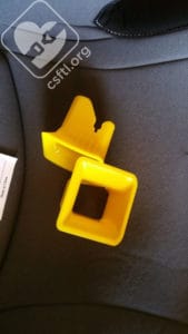 Kiddy CruiserUSA lower anchor connector guides