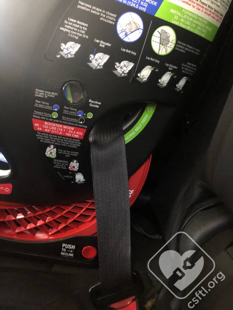 Car Seat Basics Checking for Belt Path Movement Car Seats For The