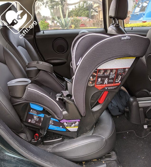 Evenflo Convertible Car Seat Forward Facing Installation – Velcromag